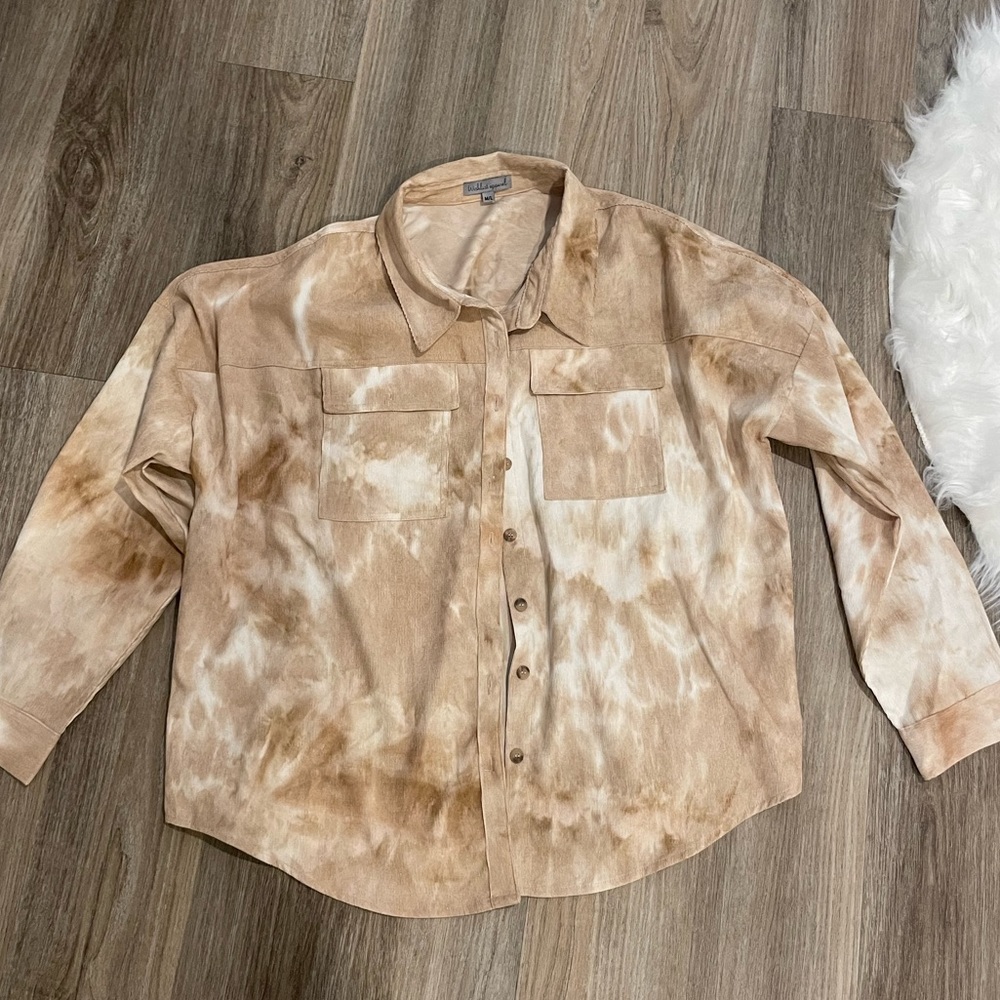 Corduroy button up shirt